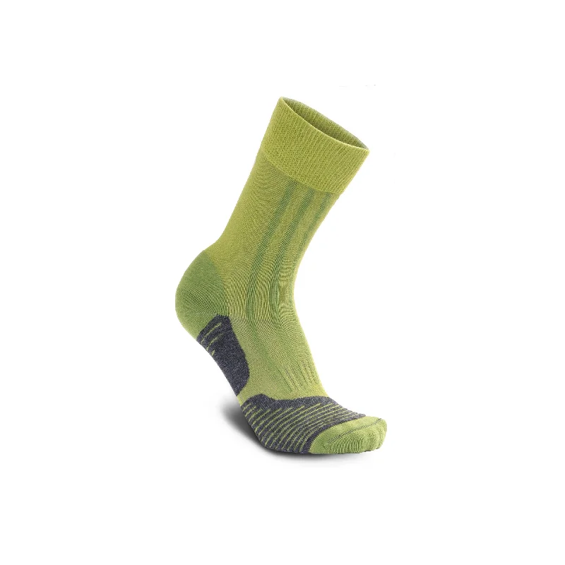 best socks for cold skiing-  Meindl MT2 Women's Trekking Basic Socks- Green