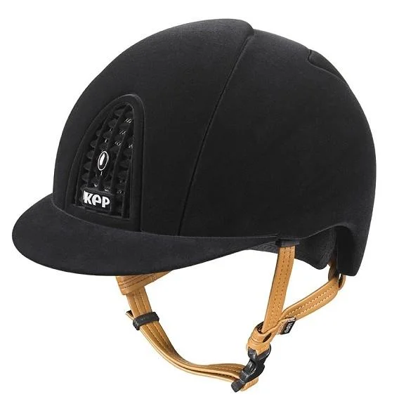 Helmet for Extreme Paths-Full Velvet KEP Cromo Horse Riding Helmet