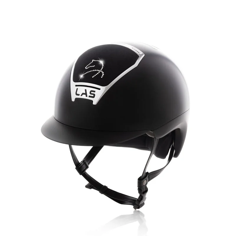 Helmet for Petite Riders-LAS Helmet Opera Crystal Cavallino