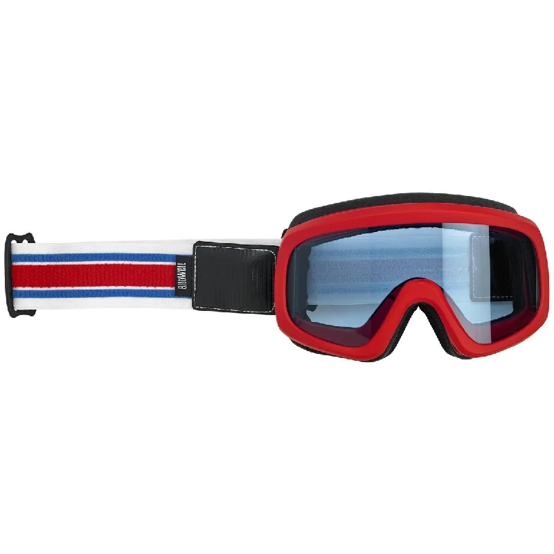 Racer Red/White/Blue / Clear Lens