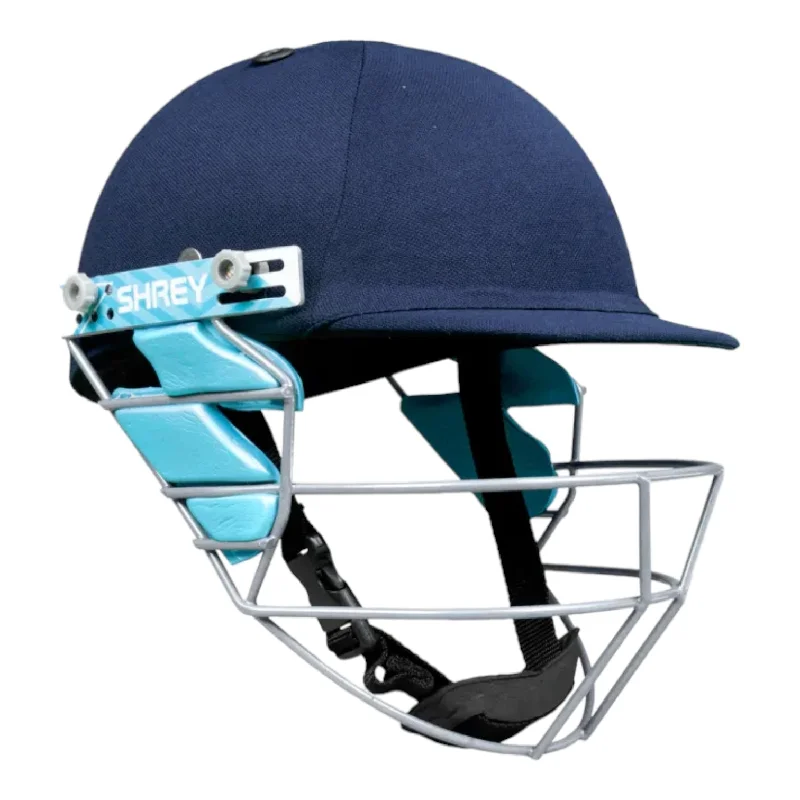 Helmet for Evening Rides-Shrey Star Junior 2.0 Steel - Cricket Helmet