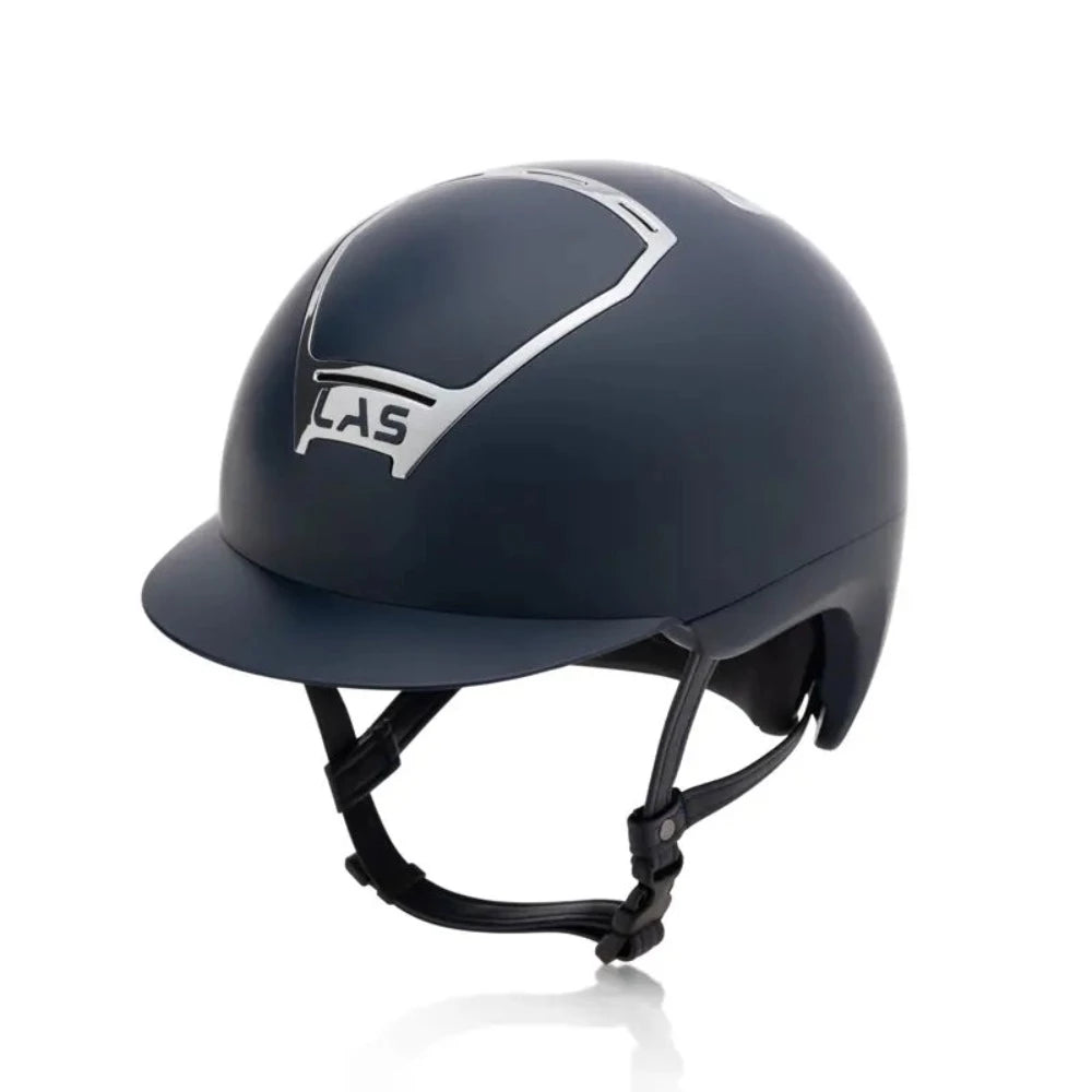 Helmet with Slim Profile-LAS Helmet Opera Metal with Silver Frame & Standard Visor