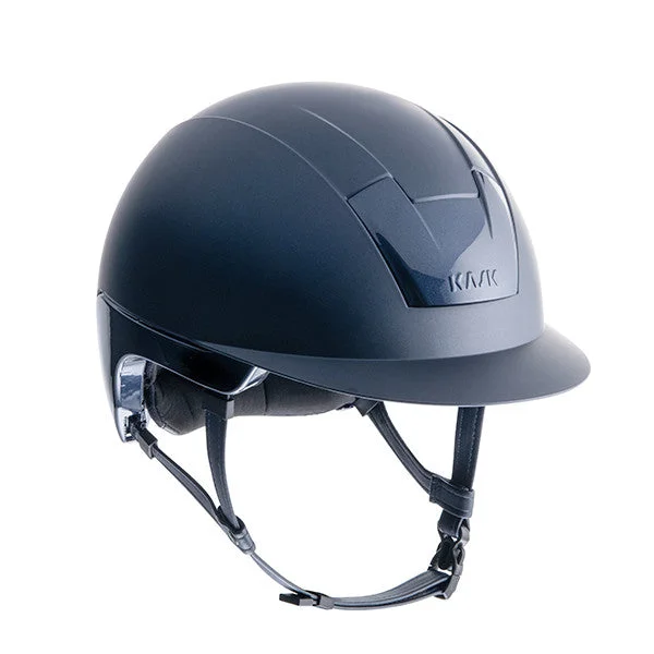 Helmet with Retro Lines-Matt KOOKI Helmet - KASK Horse Riding Helmet