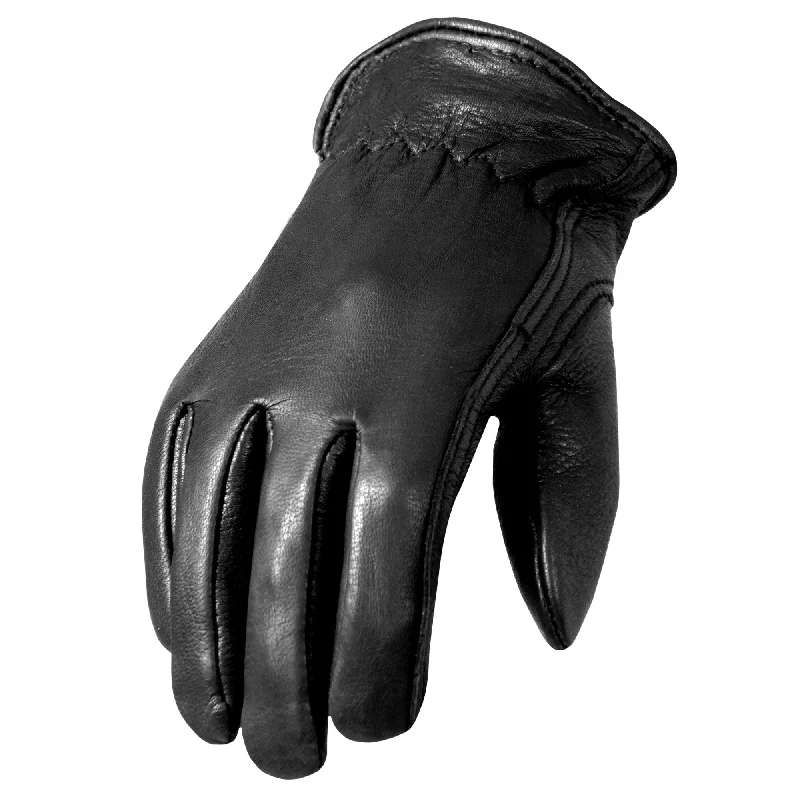 insulated gloves for shoveling snow-Goggles with recycled materials-Hot Leathers GVD1001 Classic Deerskin Driving Glove