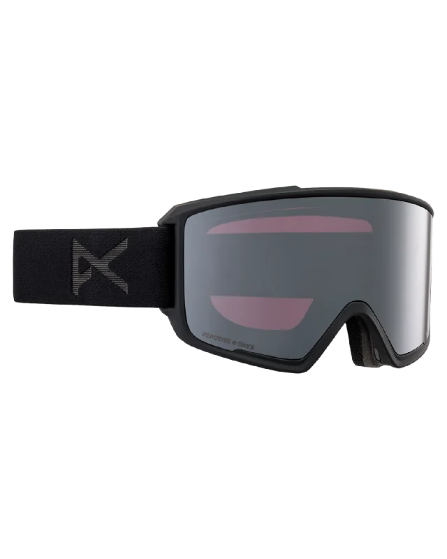 Anon M3 Low Bridge Fit Snow Goggles + Bonus Lens + MFI - Smoke / Perceive Sunny Onyx