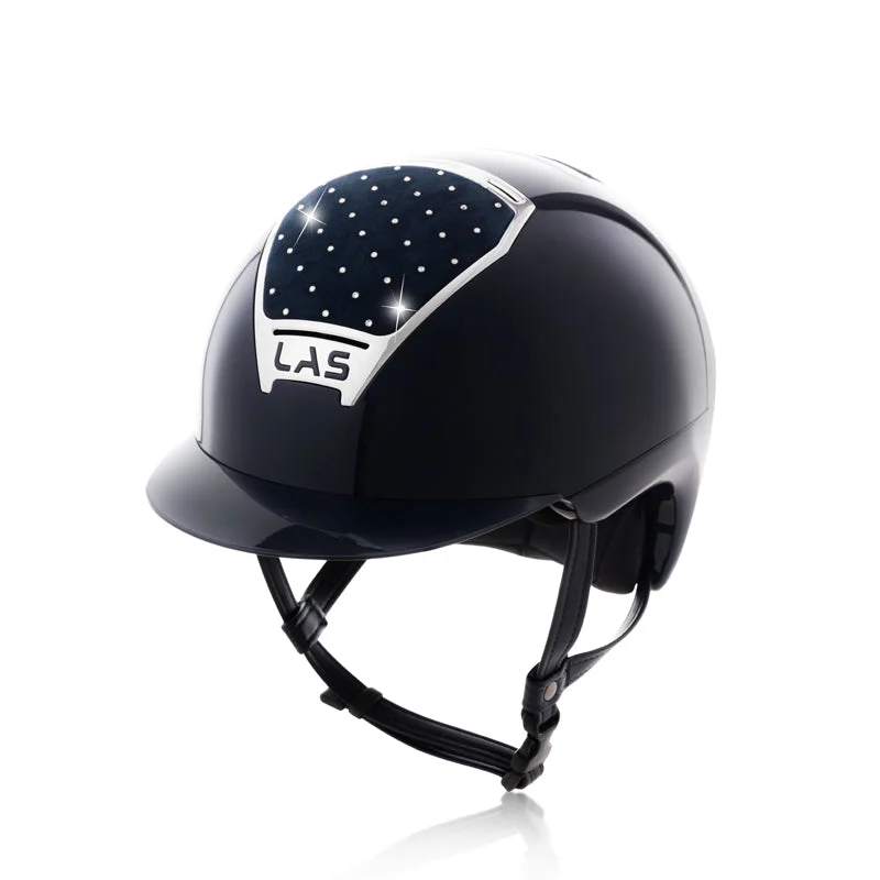 Helmet for Enduro Biking-LAS Helmet Opera Crystal Scacchiera