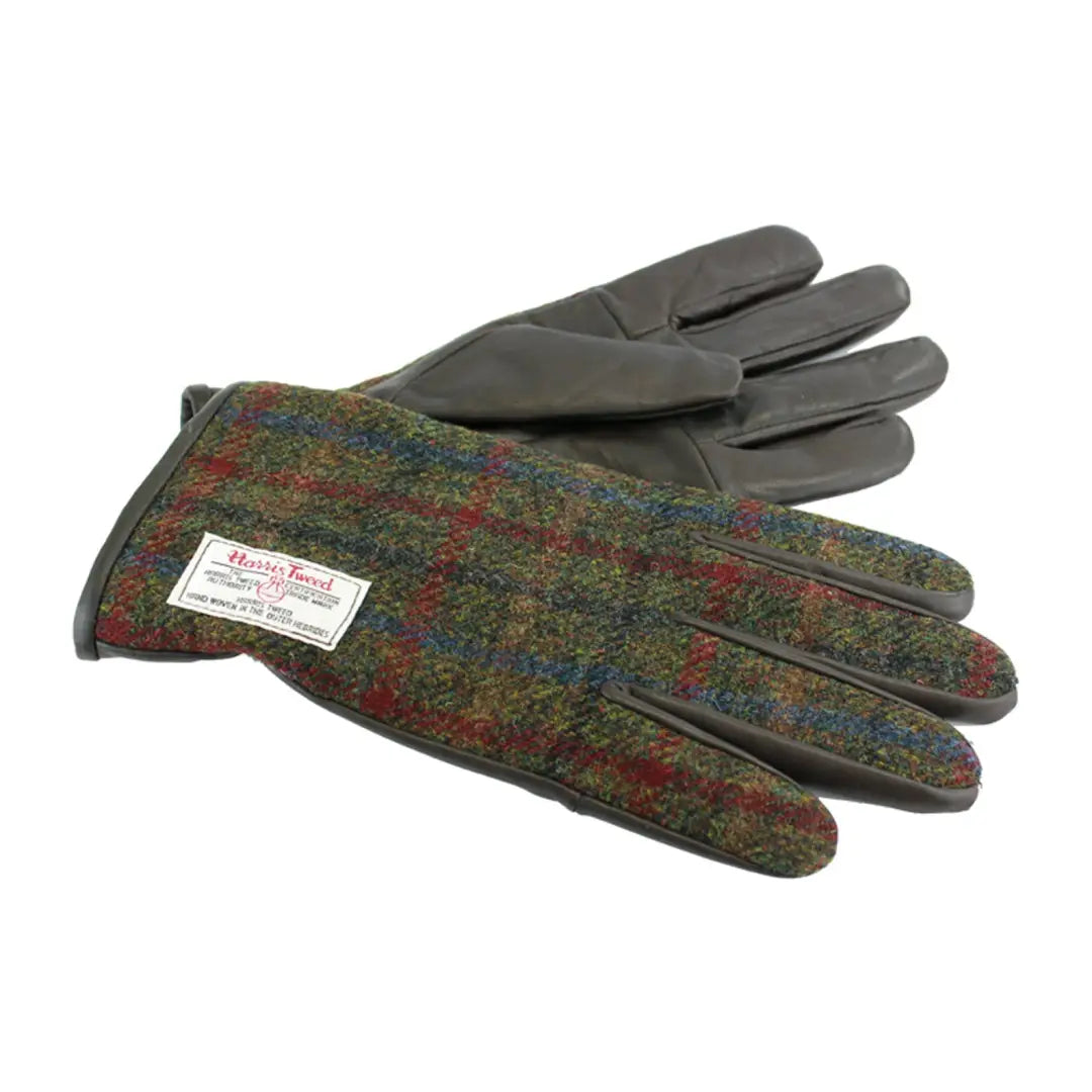 warm gloves for extreme weather conditions-Goggles for alpine runs-British Bag Co. Breanais Harris Tweed Gloves