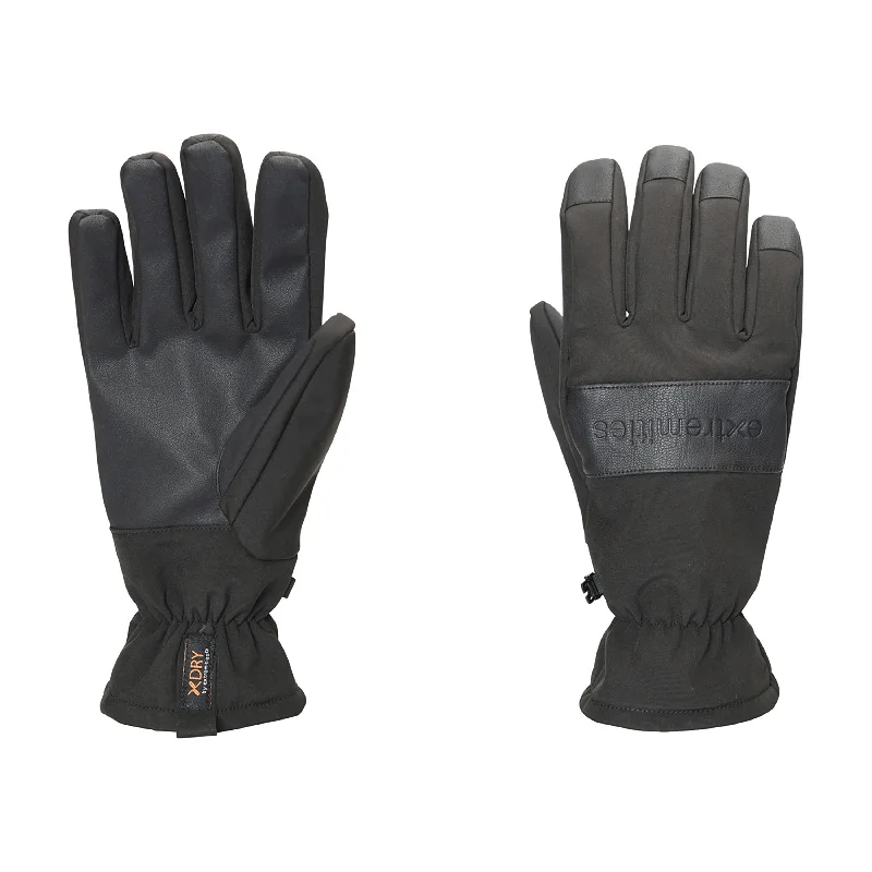 waterproof insulated gloves for snow workers-Goggles for sunny peaks-Extremities Bullet Waterproof Insulated Touchscreen Glove - Black