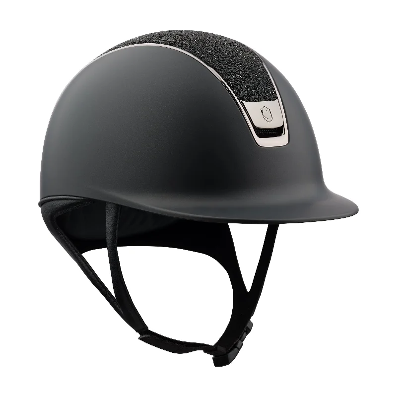 Helmet with Odor Block-Samshield Shadowmatt 2.0 - Crystal Top