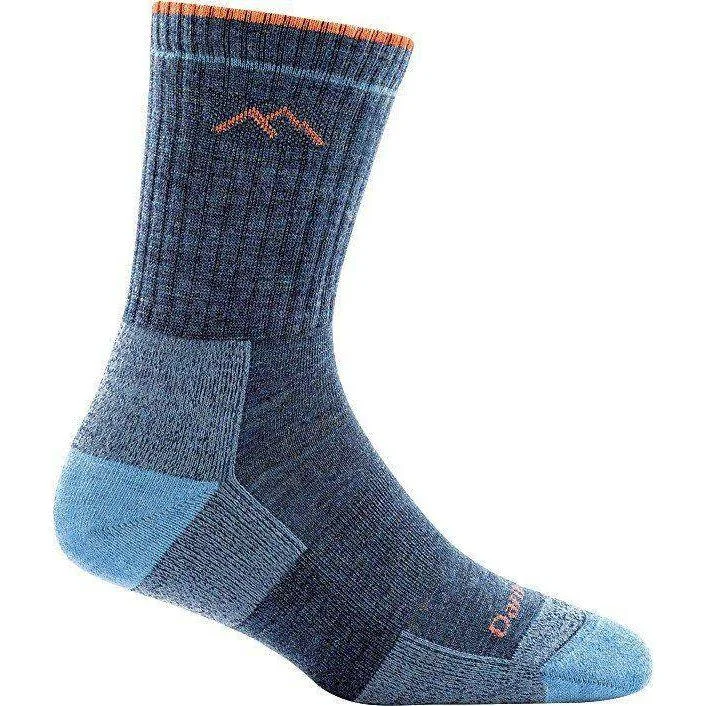 wool ski socks-  Darn Tough 1903 Womens Merino Wool Micro Crew Cushion Socks - Denim