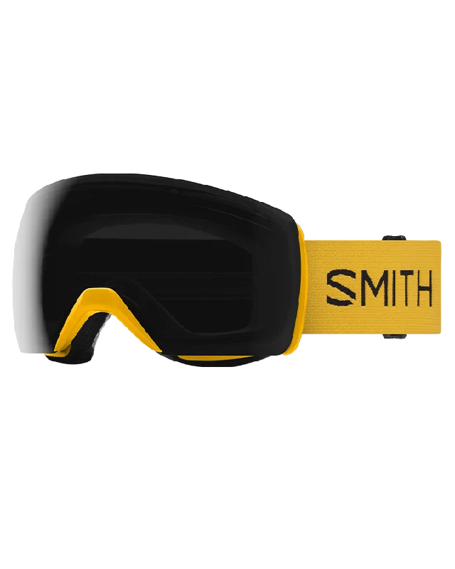 Smith Skyline XL Low Bridge Snow Goggles - Gold Bar Colorblock / ChromaPop Sun Black - 2023