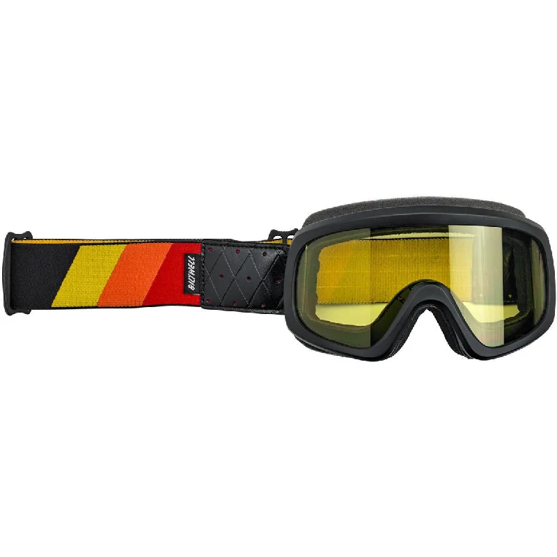 Tri Stripe Red/Orange/Yellow / Clear Lens