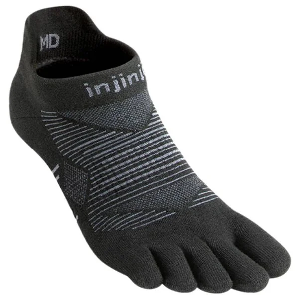 extra cushioning ski socks-  INJINJI - Run Light Weight No-Show Socks