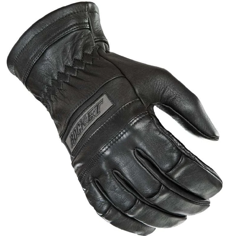 comfortable gloves for long outdoor days-Goggles for fast descents-Joe Rocket Men's 'Classic' Thick Fit Black Leather Motorcycle Gloves