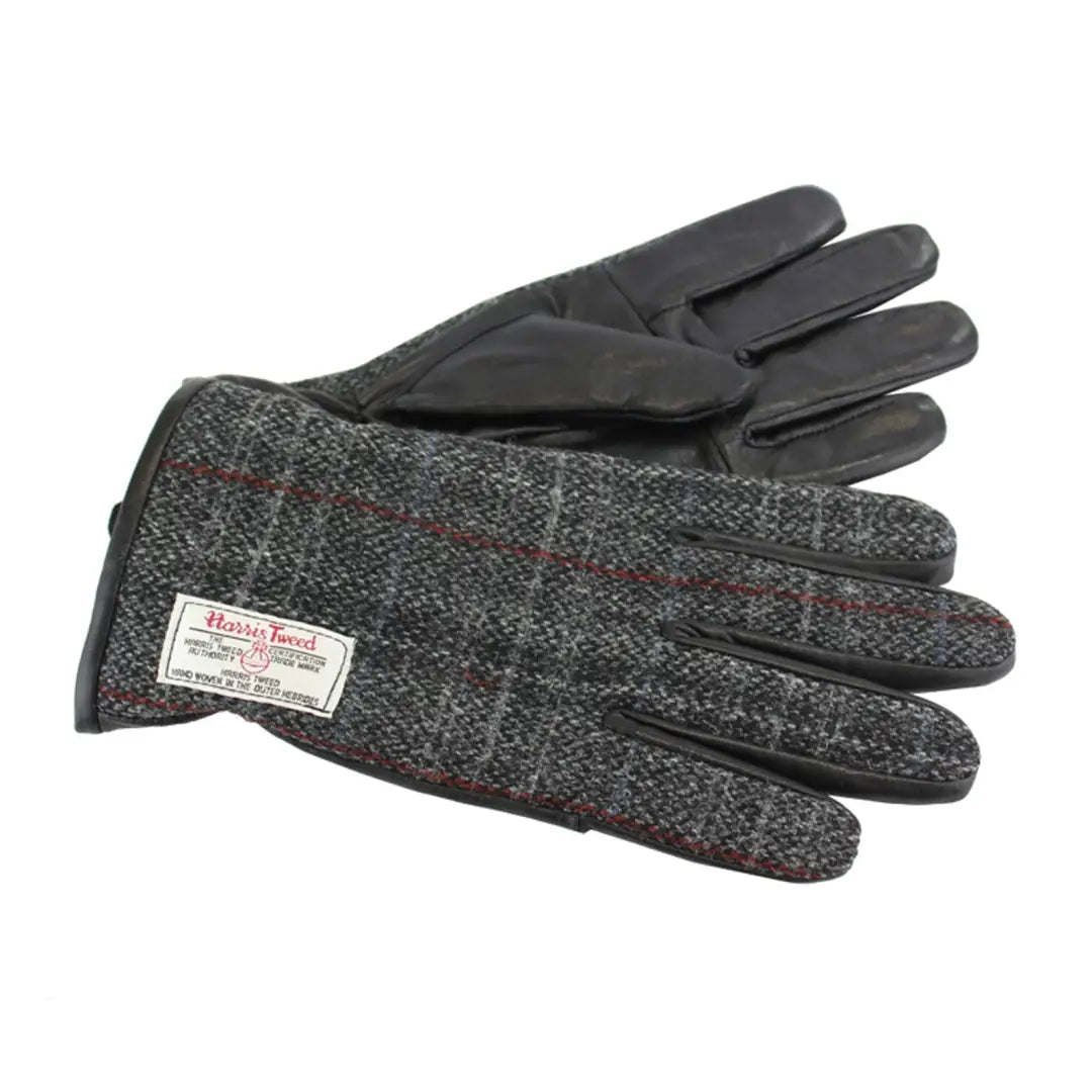 long winter gloves for snowboarding protection-Goggles with slim profiles-British Bag Co. Berneray Harris Tweed Gloves