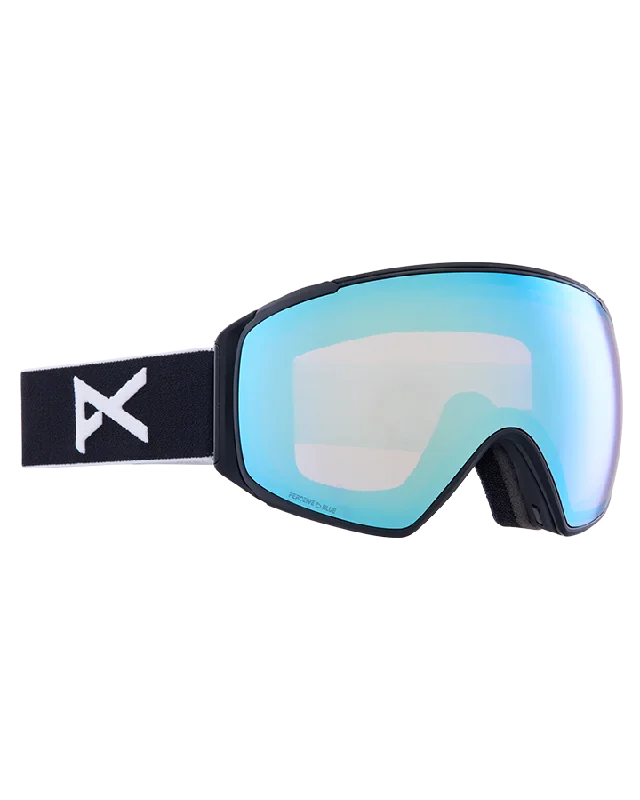 Anon M4S Toric Snow Goggles + Bonus Lens + Mfi® Face Mask - Black/Perceive Variable Blue Lens