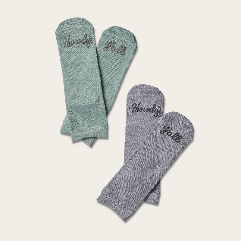 fleece-lined ski socks-  Howdy Y'all Hiking Socks (2-Pack)