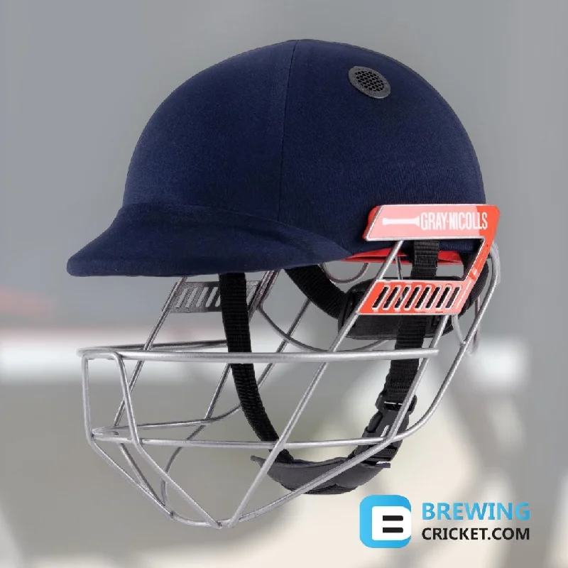 Helmet with Dry Padding-Gray-Nicolls Ultimate 360 Titanium PRO - Cricket Helmet