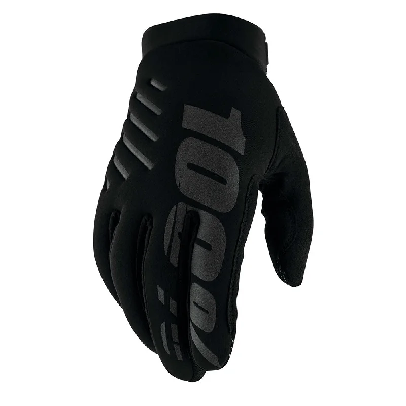 warm leather gloves for working outdoors-Goggles for fast swims-100% Brisker Cold Weather Youth Gloves