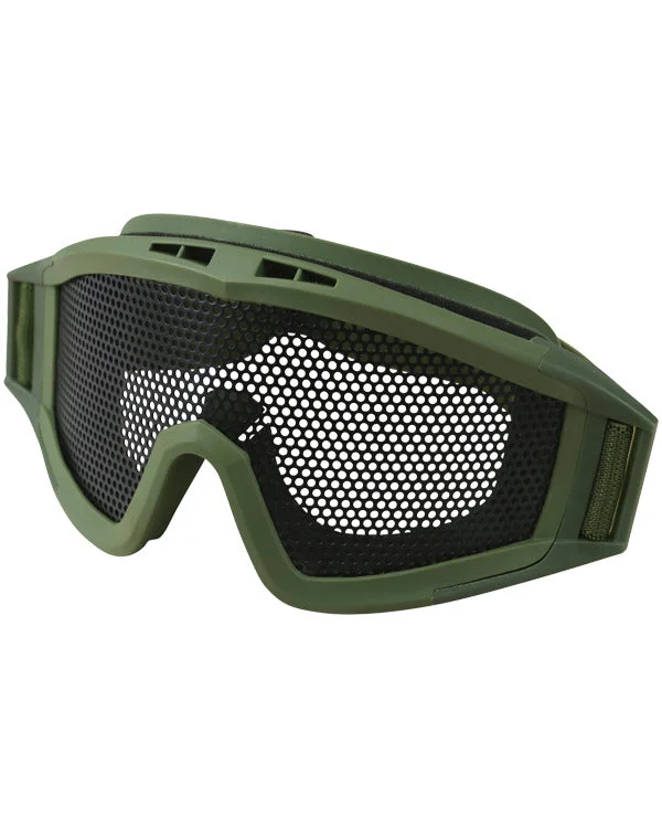 Kombat UK Operators Mesh Goggles - Olive Green