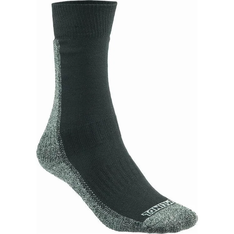 best skiing socks for extreme cold-  Meindl Trekking Socks - Black