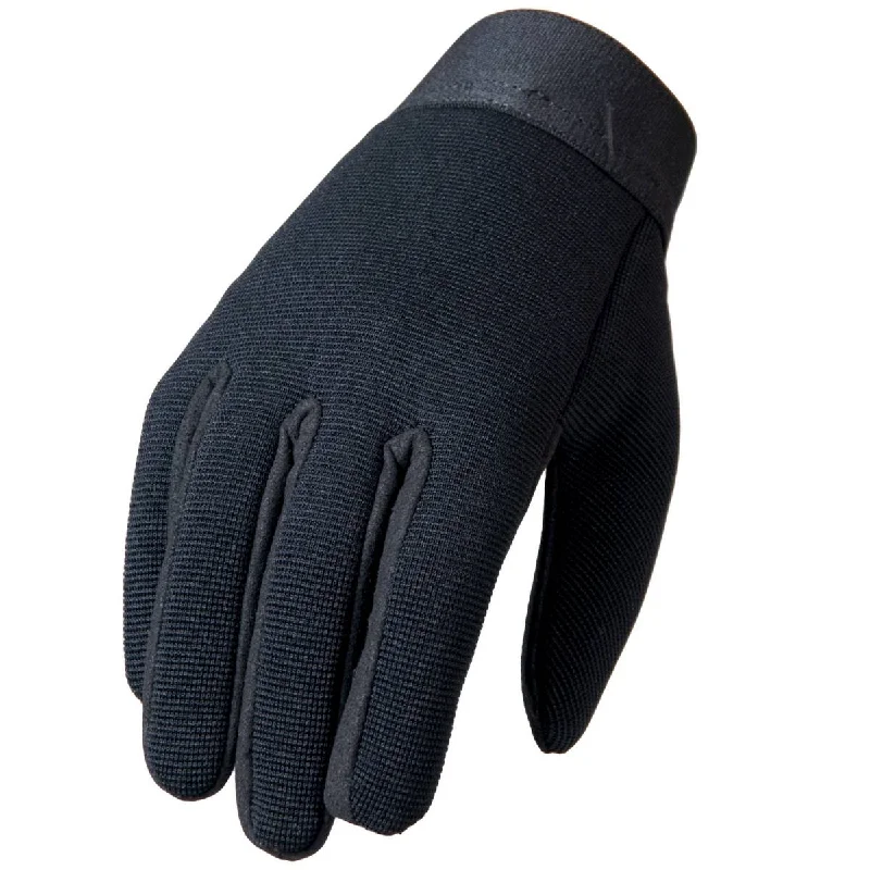 thick leather gloves for cold outdoor tasks-Goggles for classic skiing-Hot Leathers GVM2005 Plain Black Mechanics Gloves