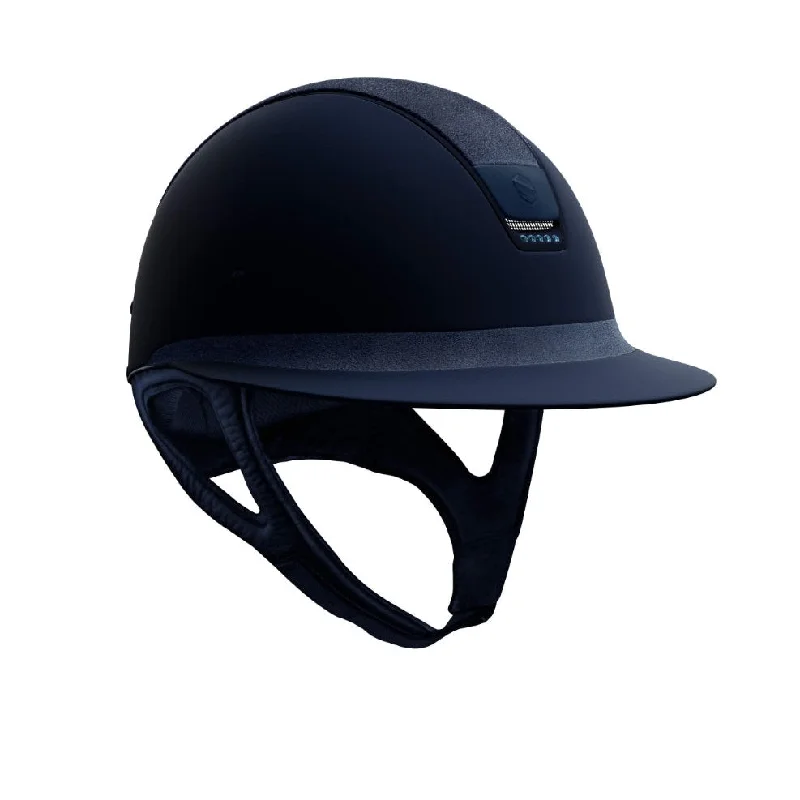 Helmet for Mud Trails-Miss Shield - Alcantara Top, Matt Trim and 5 Swarovski