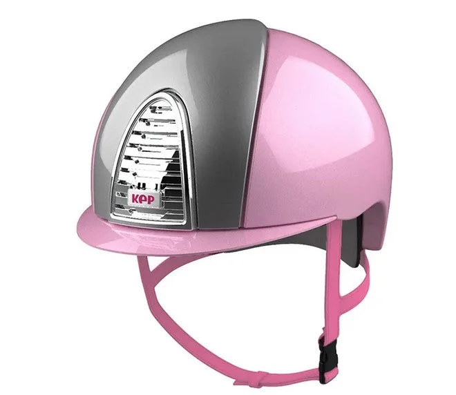 Helmet with Funky Style-Helmet Kep Cromo 2 Xc Metal Pink/grey Metal