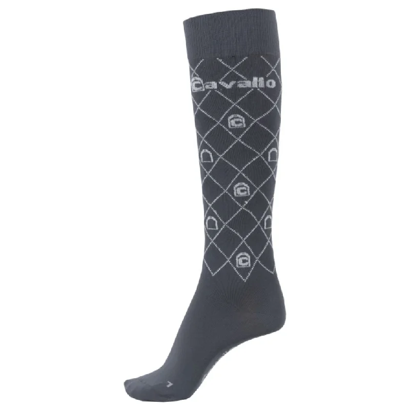 padded ski socks-  Cavallo Sura Socks Shadow Grey