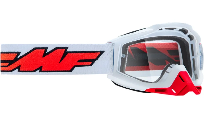 White/Red / Clear Lens