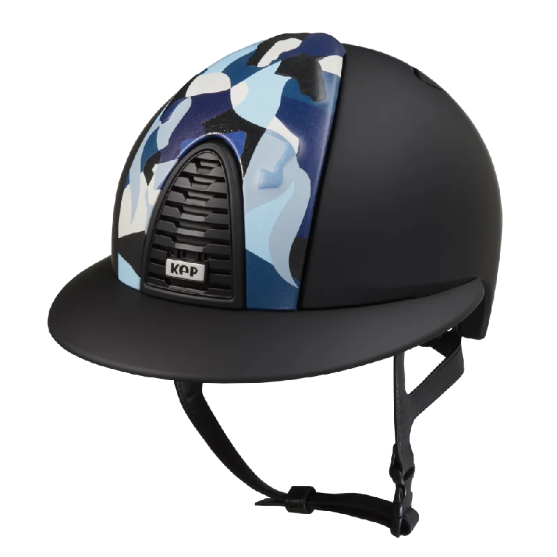 Helmet for Street Bikers-Riding Helmet Cromo 2.0 Textile Polo - Blue Vikings by KEP