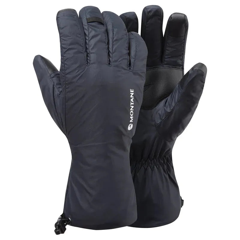 thermal gloves for cold outdoor work-Goggles with electric colors-Montane Respond Dry Line Insulated Waterproof Gloves - Black