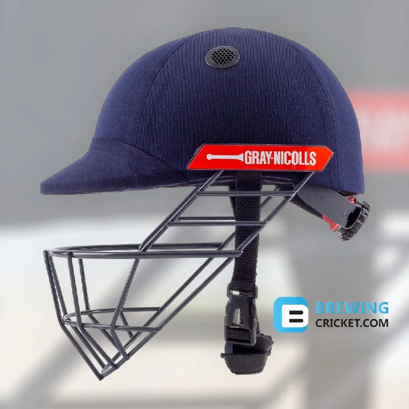 Helmet for Simple Style-Gray-Nicolls Atomic Steel - Cricket Helmet