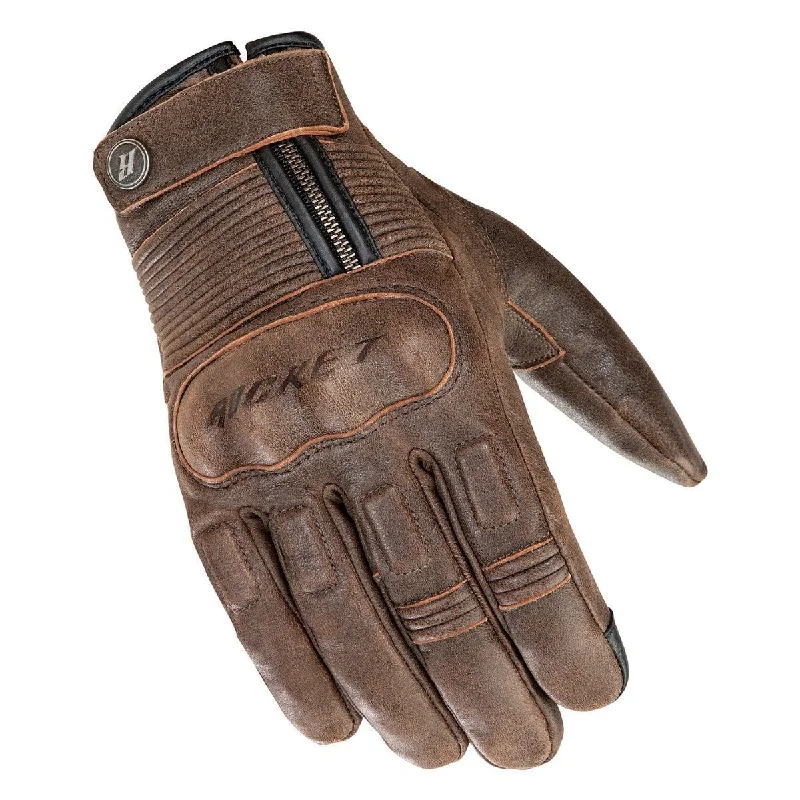 touchscreen gloves for winter hiking-Goggles with timeless designs-Joe Rocket Rust Brown BRITON Leather Gloves