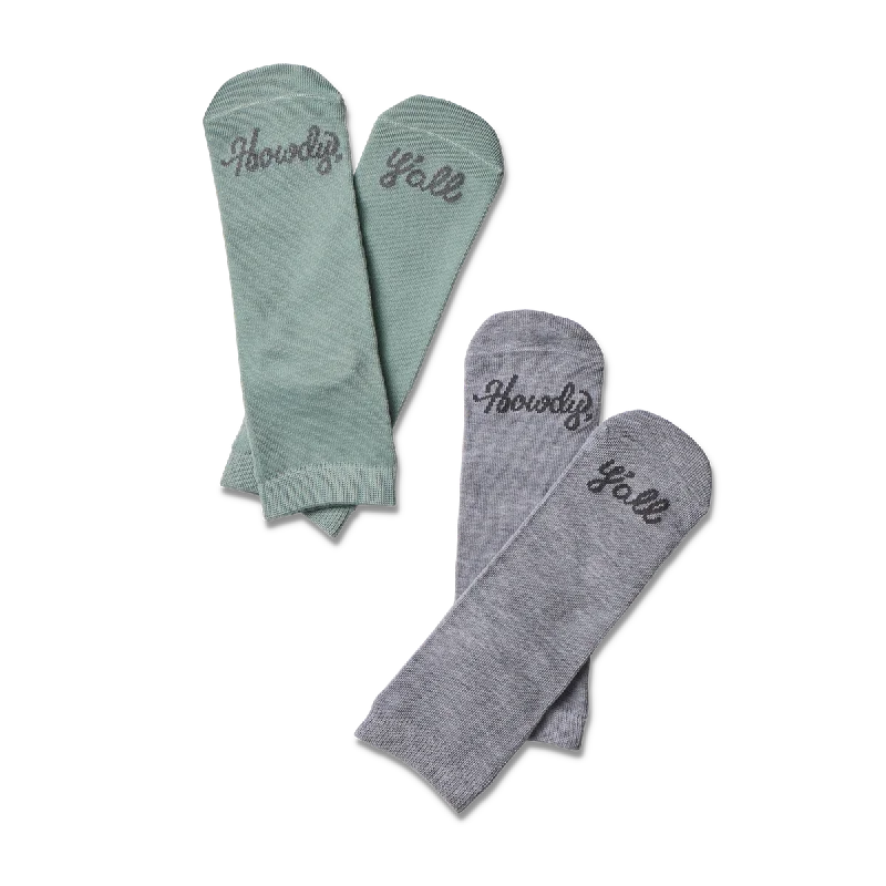 rugged ski socks-  Howdy Y'all Hiking Socks (2-Pack)<parent>