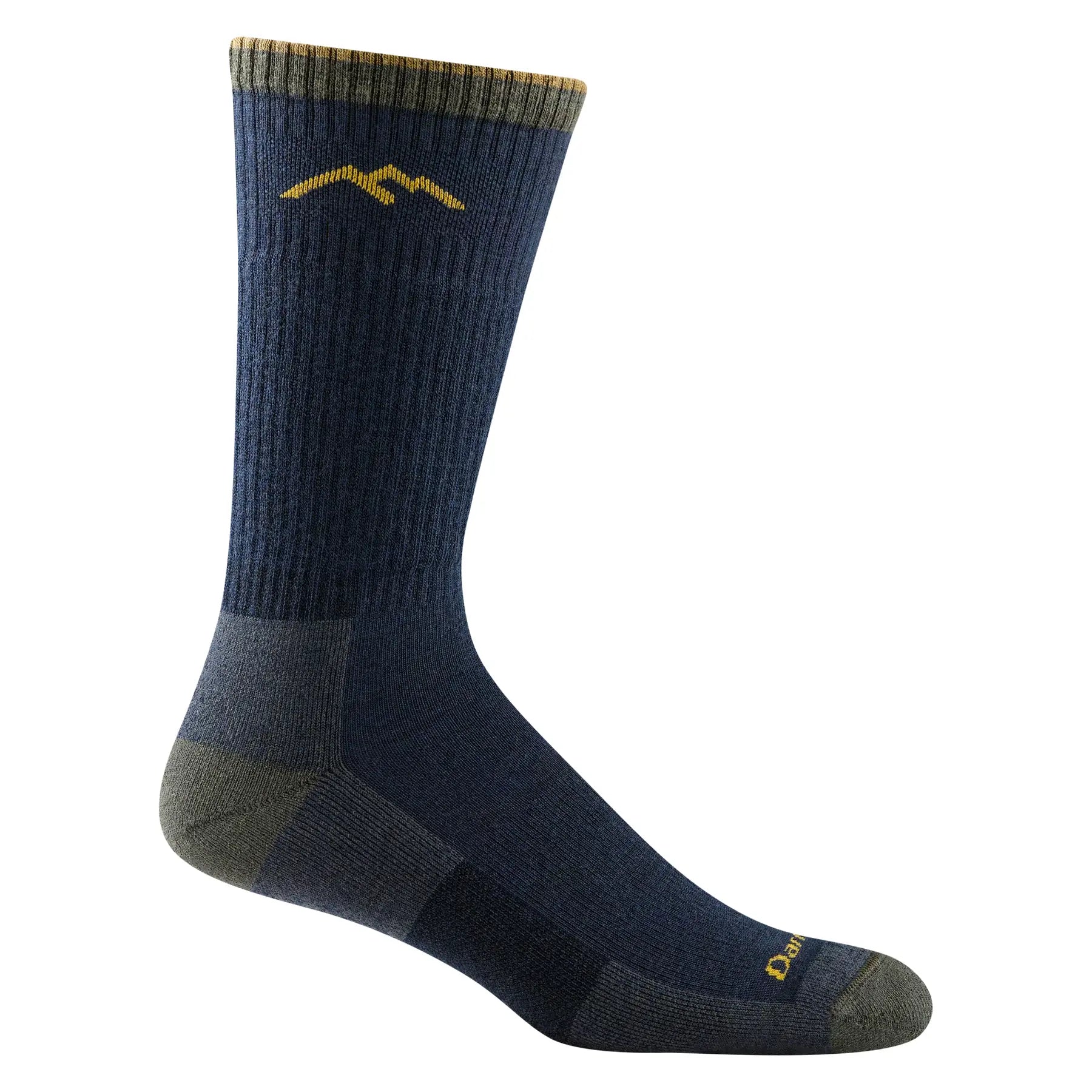 warm compression ski socks-  Darn Tough 1403 Men's Hiker Boot Midweight Hiking Sock - Eclipse