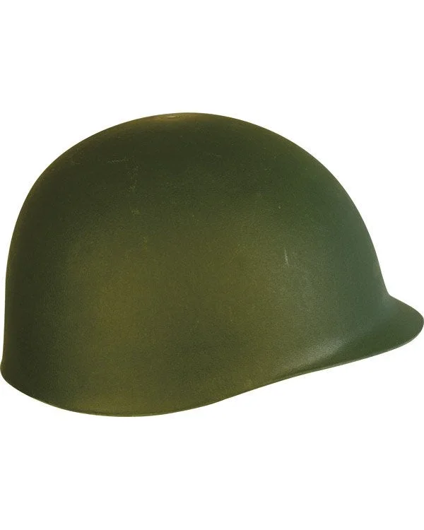 Helmet for Relaxed Rides-Kombat UK M1 Plastic Helmet - Olive Green