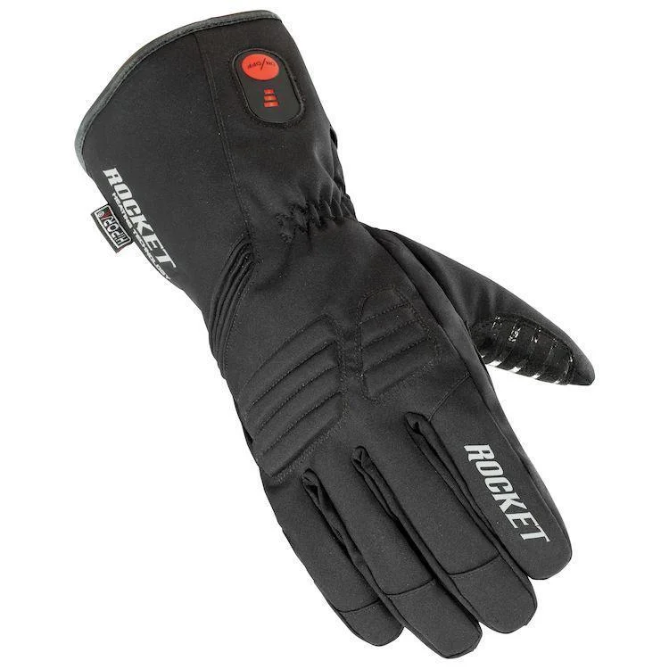 thick gloves for deep snow protection-Goggles with elegant designs-HJC Rocket Burner Men's Heated Textile Snowmobile Gloves