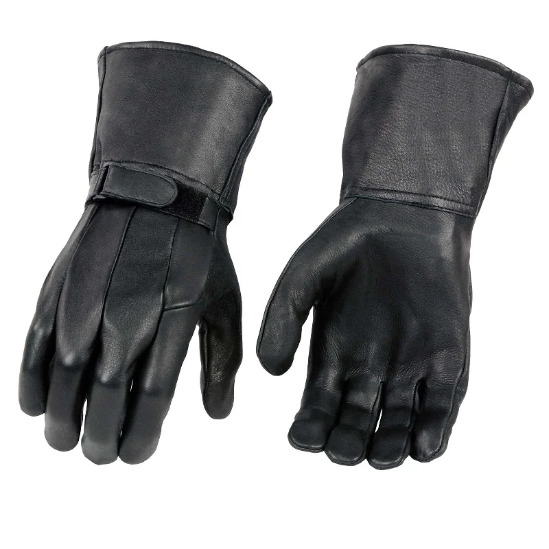 lightweight gloves for winter sports-Goggles with winter themes-Milwaukee Leather MG7505 Men's Black Gauntlet Leather Winter Motorcycle Hand Gloves