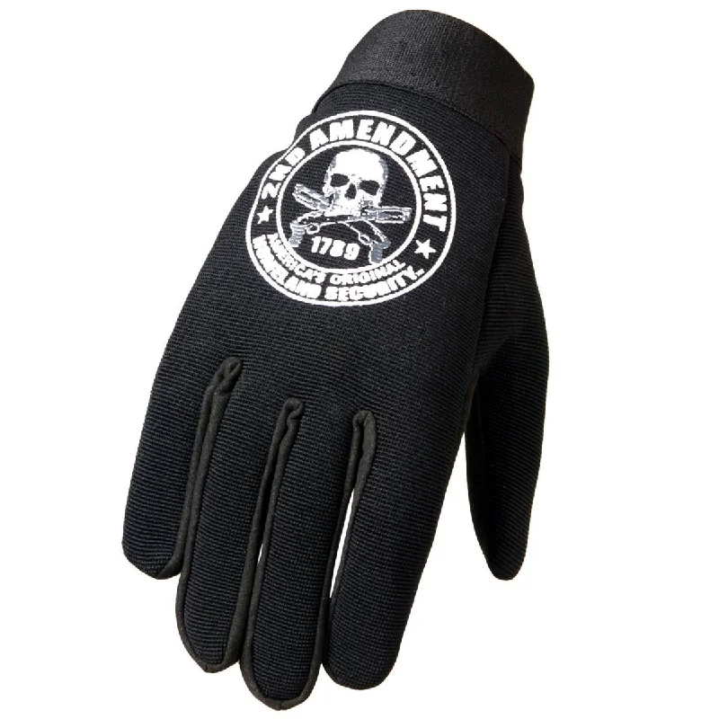 waterproof gloves for wet snow protection-Goggles with tight straps-Hot Leathers GVM2013 2nd Amendment America's Original Homeland Security Mechanics Gloves