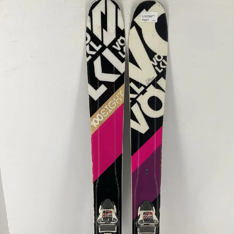 Skis for crusty snow-2016 Volkl Women's 100Eight w/ Marker Squire 11 Bindings