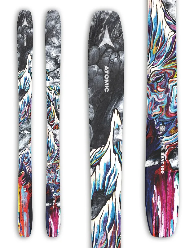 Skis for goggle pair-Atomic Bent 100 Skis 2025