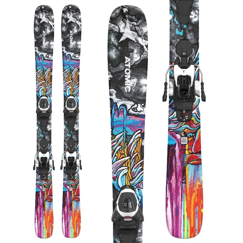 Skis for pants-Atomic Bent Jr Skis + C5 GW Bindings - Kids - 2025