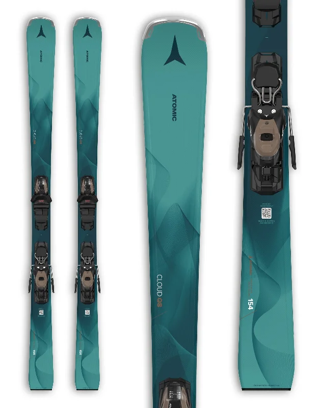 Skis for journey-Atomic Cloud Q8 Womens Skis + M GW 10 Bindings 2025