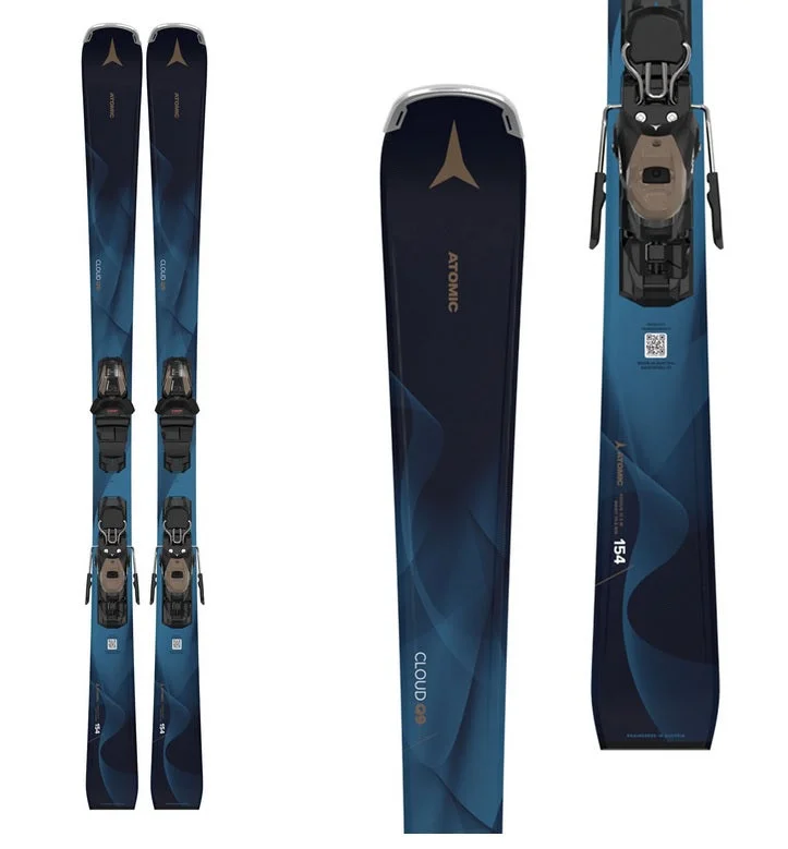 Skis for helmets-Atomic Cloud Q9 Skis + M10 GW Bindings - Women's - 2025