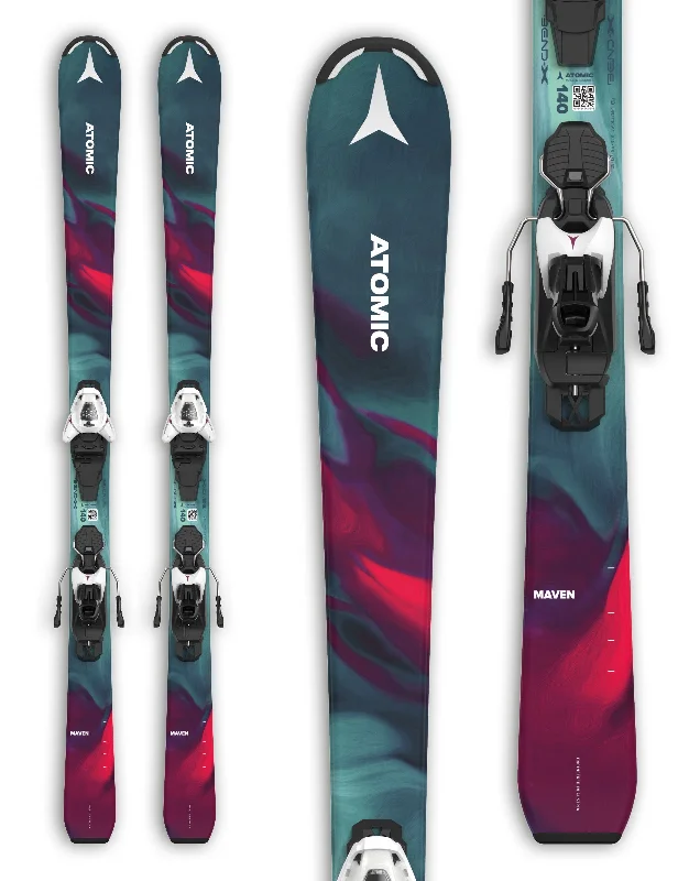 Skis for routine-Atomic Maven Girl M Skis + L6 GW Bindings 2025