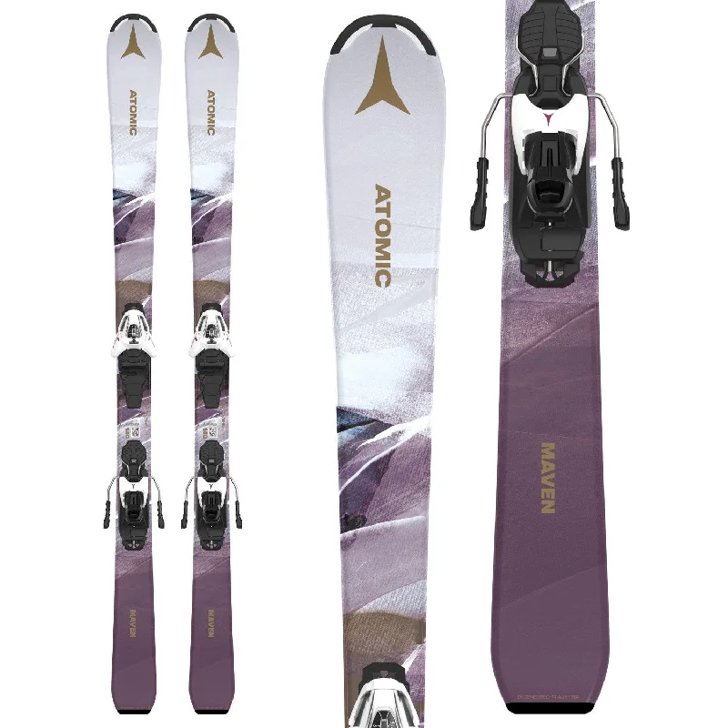 Skis for bundle-Atomic Maven Jr Skis + Bindings - Girls - 2025