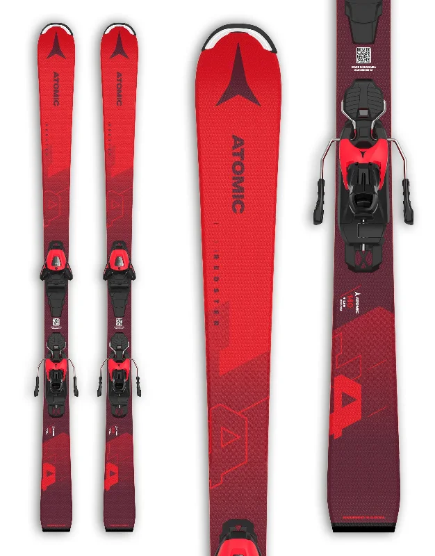 Skis for hot item-Atomic Redster J4 Kids Skis + L6 GW Bindings 2025