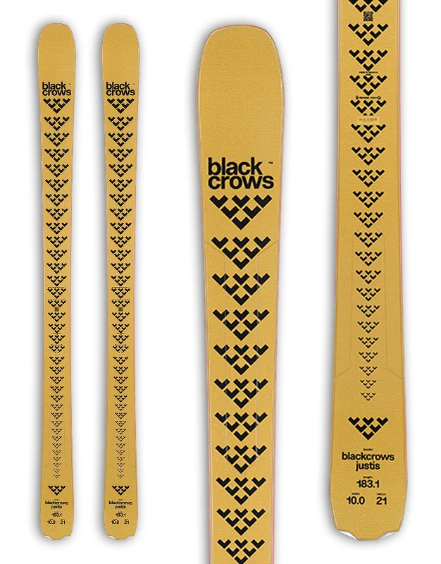 Skis for wax kit-Black Crows Justis Skis