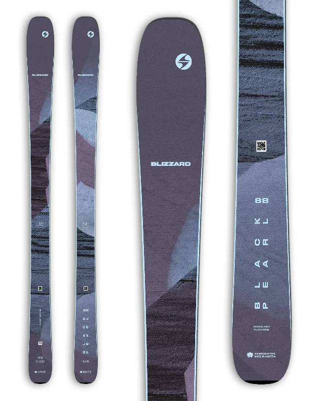 Skis for ski retreat-Blizzard Black Pearl 88 Womens Skis 2025